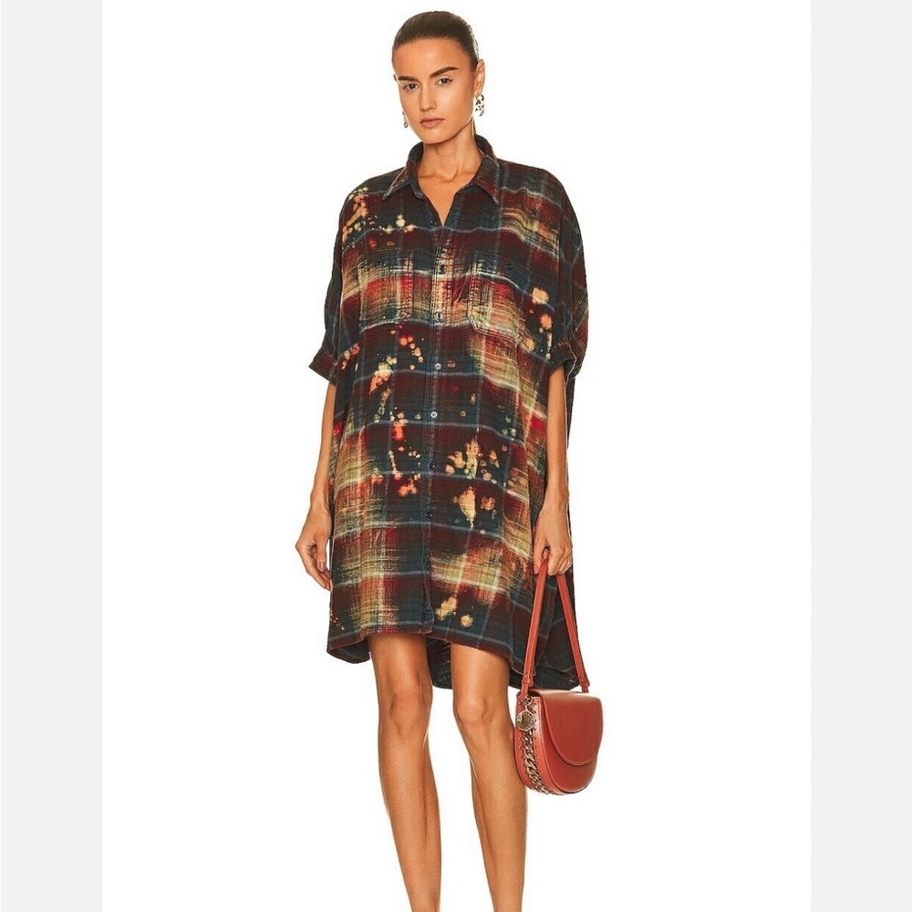 Plaid Shirt Dress